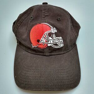 Cleveland Browns Hat Cap Strapback Brown Helmet Logo New Era 9Twenty Dad Hat NFL